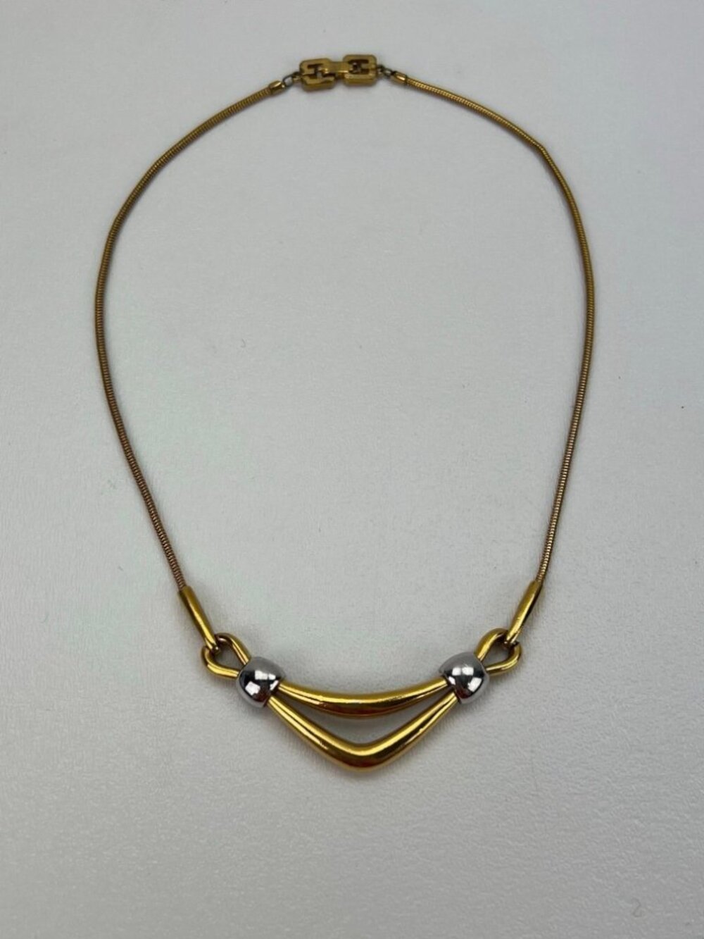 Givenchy gold pendant necklace